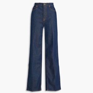 NEW Zimmermann Straight Leg KALEIDOSCOPE BRAND APPLIQUÉ Dark Wash Disco 70s 26